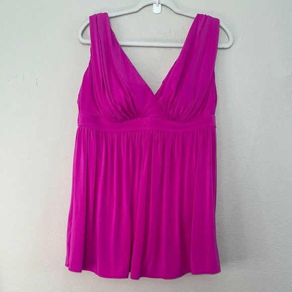 Elegant Pink One-Piece Swimsuit - Picture 1 of 6